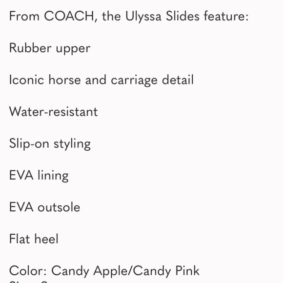 NWT, Coach Ulyssa Pool Slides, Glittery Pink, Coach Barbie Vibes, Size 9B - Picture 10 of 11